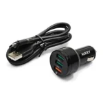 شارژر فندکی فست شارژ Aukey CC-T11 QC3.0 3A PD 42W