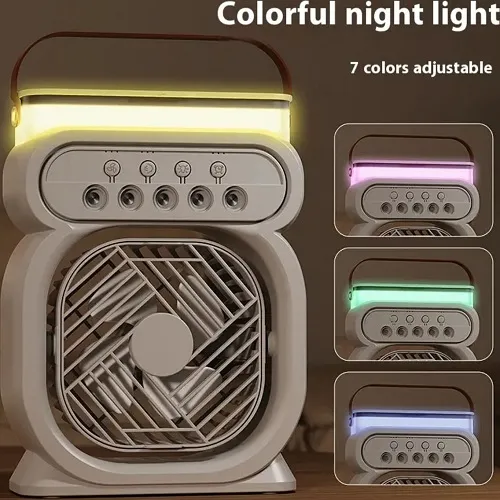 پنکه رومیزی مه پاش Multi Function Humidifier Fan
