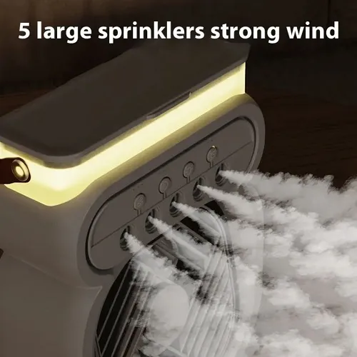 پنکه رومیزی مه پاش Multi Function Humidifier Fan