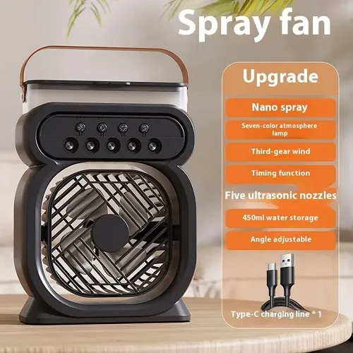 پنکه رومیزی مه پاش Multi Function Humidifier Fan